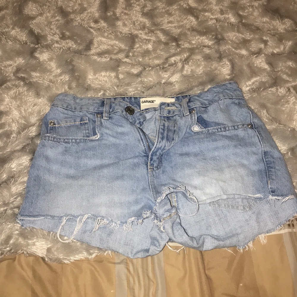 Light blue jean shorts no rips